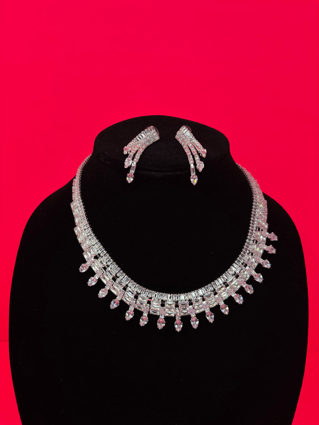 Silver Rhinestone Princess Set V2